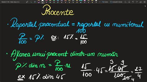 Rapoarte Si Procente Clasa A 6 A Teorie Si Exercitii Invata Matematica