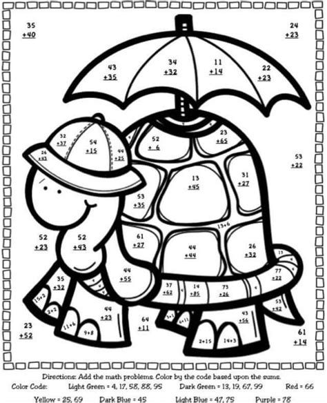 You can use our amazing online tool to color and edit the following second grade coloring pages. 54 best Coloring Pages - Color By Code images on Pinterest ...