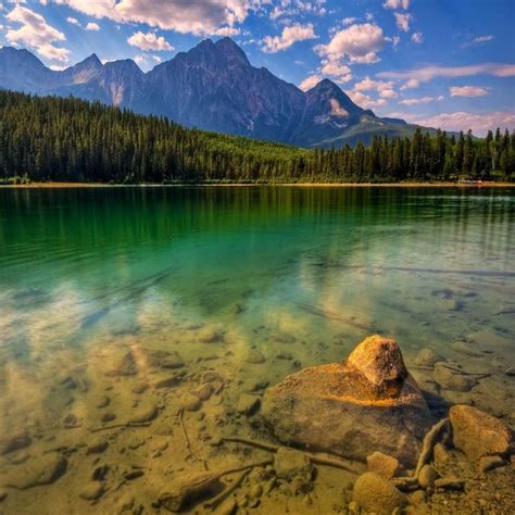 Lake Reflections Wallpaperrocks Wallpaper Landscape Landscape