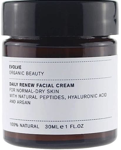 Face Cream Evolve Organic Beauty Daily Renew Facial Cream Makeup Uk