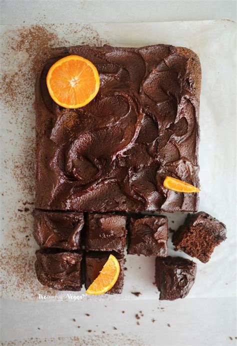 Chocolate Orange Sheet Cake The Little Blog Of Vegan