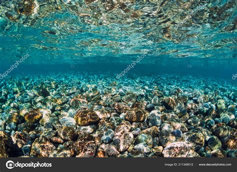 Beautiful Underwater World Stones Bottom — Stock Photo © Keola 211348012