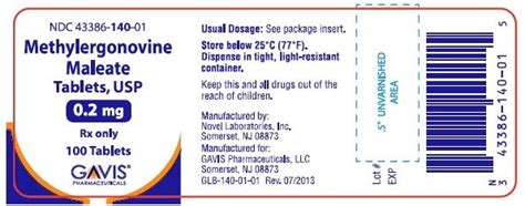 methylergonovine maleate tablets fda prescribing information side effects and uses