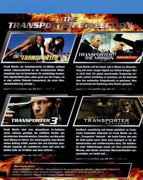 The Transporter Collection Blu Ray Jpc