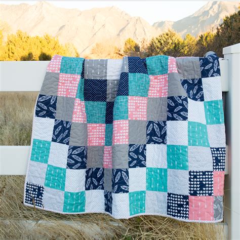 Lucie sinkler the twirling quilt pattern is the perfect project to spark you. 5 Baby Quilt Patterns For Beginners - Simple Simon and Company