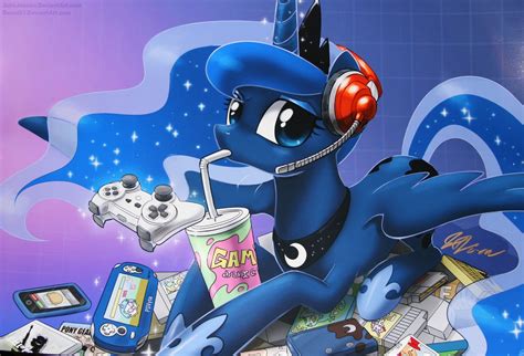 Mlp Gamer Luna Wallpaper Wallpapersafari