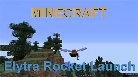 How do you use elytra in minecraft? Elytra launching with Firework Rockets and how to craft a ...