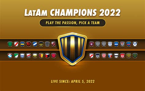 New Tournament 2022 04 05 Latam Champions 2022 🏆 R Onlinesoccermanager