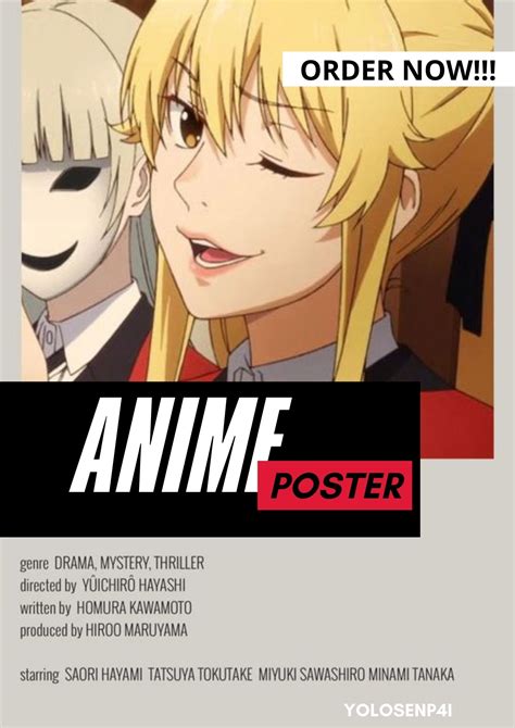 7pcs Kakegurui Minimalist Anime Posters With 1 Month Warranty Lazada Ph