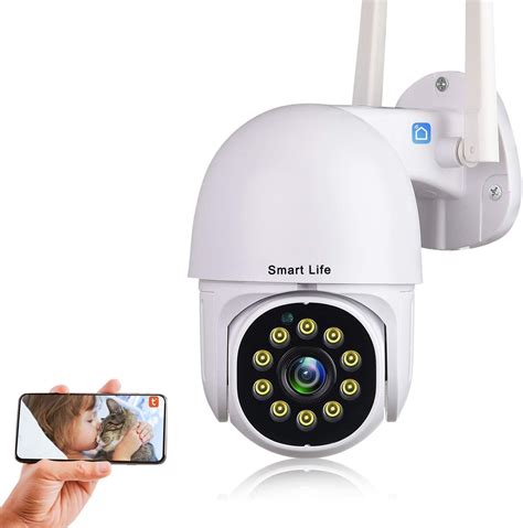 Tuya Smart Home Wifi Ptz Camera Outdoor Video Surveillance Cctv Ip Cam