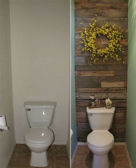 This Small Toilet Room Got An Excellent Makeover With Pallets