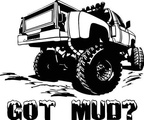 Mud Truck Svg