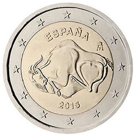 2 Euro Spagna 2015 Unesco Grotta Di Altamira Spagna Euro