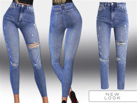 New Look Super High Waist Slim Fit Jeans 5 Colours Design By Saliwa