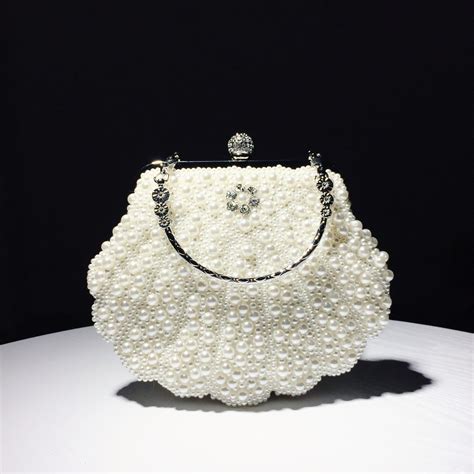 2018 New Shell Pearl Diamond Package Clutch Bag Evening Bag Dress