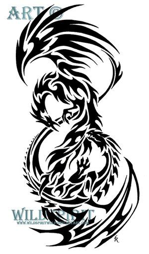 Triball Phoenix Design Tattoo