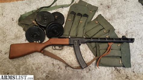 Armslist For Sale Ppsh 41 With 16 32 Rd Mags And 5 71 Rd Drums