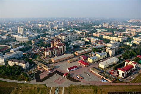 Omsk City From Birds Eye View · Russia Travel Blog