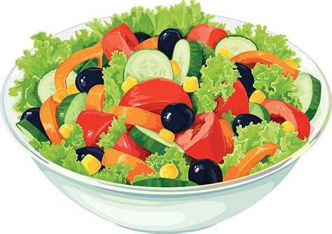 Royalty Free Salad Clip Art Vector Images And Illustrations Istock