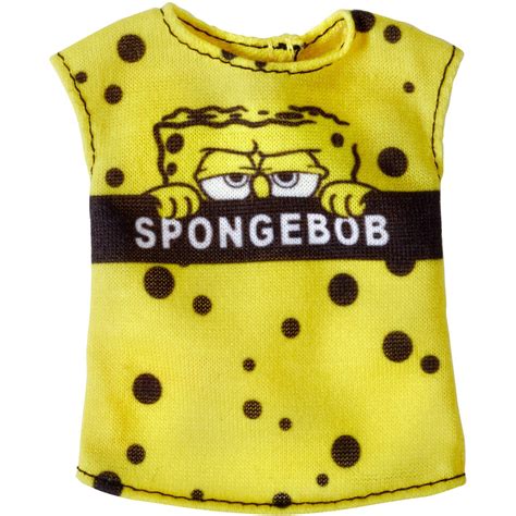 Barbie Spongebob Squarepants Fashion Pack Yellow Spongebob Top