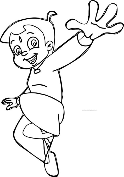 Chota Bheem Coloring Pages 16