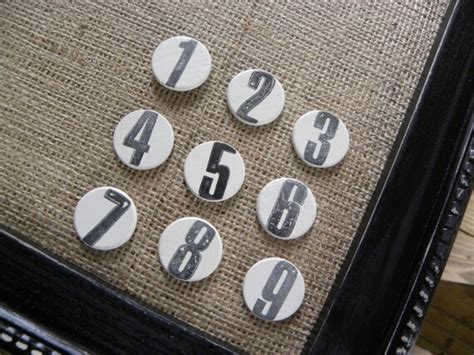 Number Push Pins Or Magnets Bulletin Board Pins Thumb Tacks