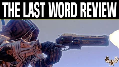 The Last Word Review Quest Recoil Tips And Review Youtube