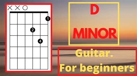 Beginner Guitar Open Dm Chord Tutorialhow To Play Open D Minor Chords