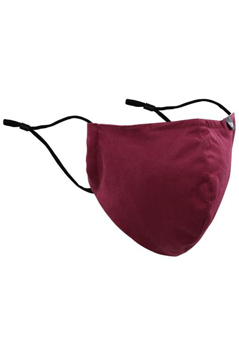 Filter Masks Washable Face Mask In Burgundy Cheap Neckties Com