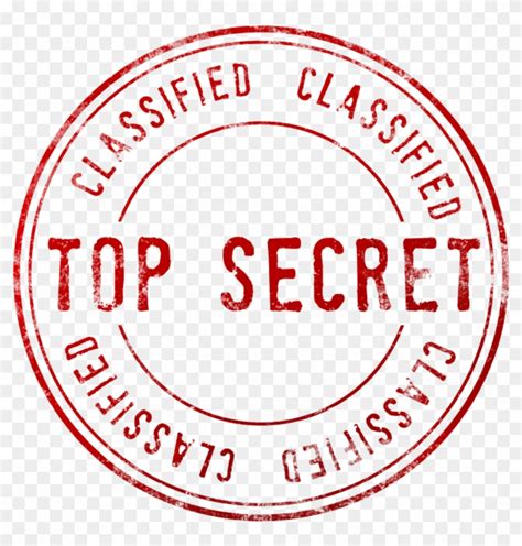 Download Top Secret Classified Background Clipart Png Download Pikpng