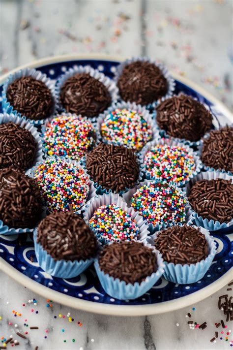 Recipes for holiday treats from traditional to trendy. Traditional Brigadeiro (Brazilian Fudge Balls) | www ...