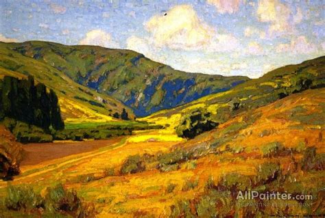 William Wendt Laguna Canyon Oil Painting Reproductions For Sale Pastel