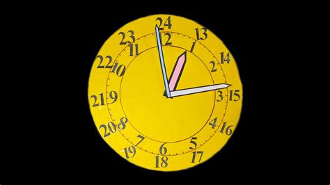 How To Make 24 Hour Clock Youtube