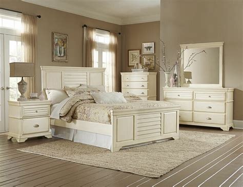 Home Elegance 1846 5pc 5 Pc Laurinda Collection Antique White Finish Wood Bedroom Set Cheap