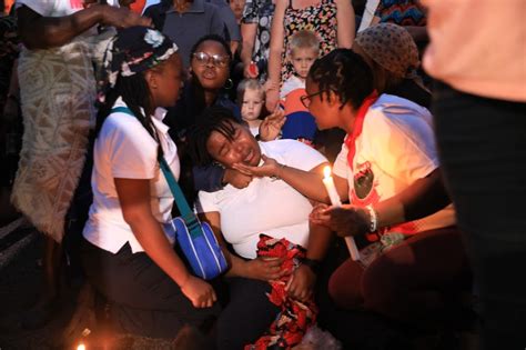 In Pics Bereaved Relatives Could Not Hold Back Tears As Boksburg Gas