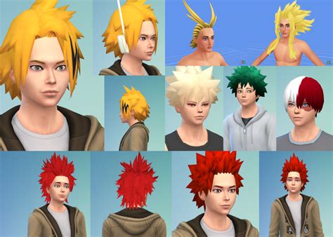 Sims 4 Anime Hair Male Sims 4 Ccs The Best Hair By Elzasims