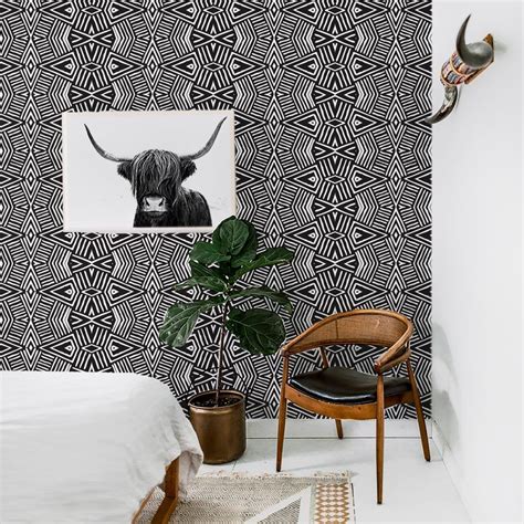 African print removable wallpaper | Removable wallpaper ...