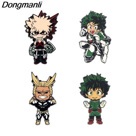 P2881 Dongmanli Boku No Hero Academia Metal Enamel Pins And Brooches