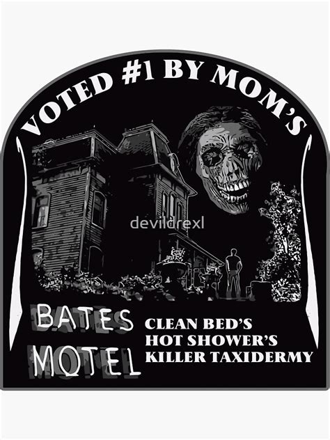 Bates Motel Is My Mom S Choice Sticker For Sale By Devildrexl Redbubble