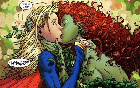 Lesbian Kisses Supergirl Poison Ivy Hardcore Nude Pics Superheroes