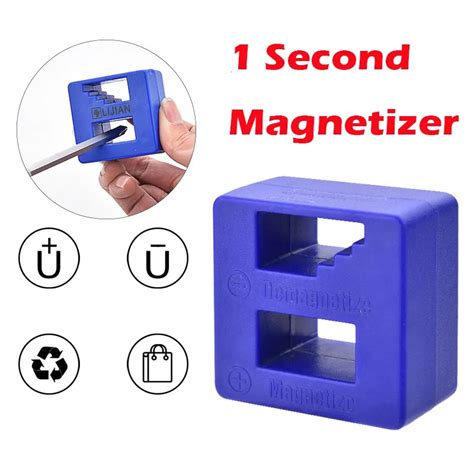 1 PC High Quality Magnetizer Demagnetizer Tool Blue Screwdriver