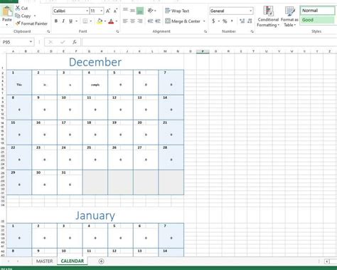 Entry 79 By Salinmathew For Build A Simple Excel Calendar With Details
