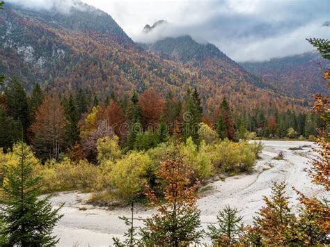Predil Lake Julian Alps Italy Stock Photo Image Of Landscape
