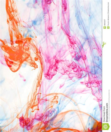 Color Abstract Background Inks In Water Stock Image Image Of