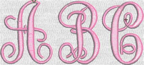 Huge Sale Machine Embroidery Fonts Alphabet Fancy Monogram Etsy