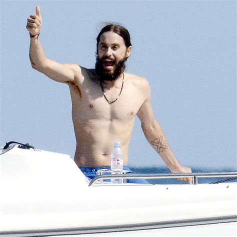Jared Leto Shirtless In Capri Italy Pictures Popsugar Celebrity