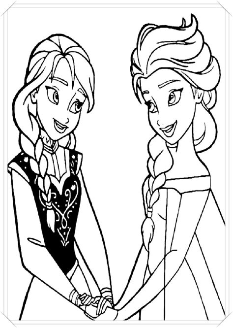 100 "mágicas" imágenes de FROZEN para colorear - 🥇 Dibujo imágenes
