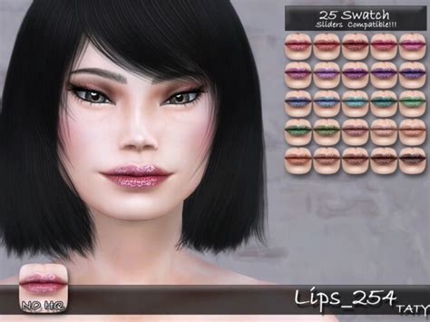 Lips 254 By Tatygagg At Tsr Sims 4 Updates