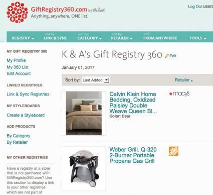 Maybe you would like to learn more about one of these? Popular Wedding Registries