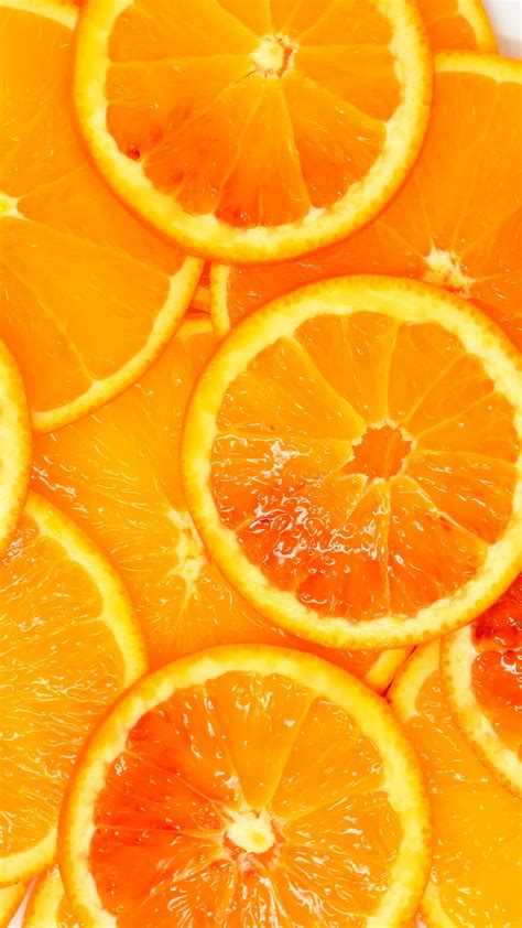 Download 1440x2560 Wallpaper Fruit Orange Slices Summer